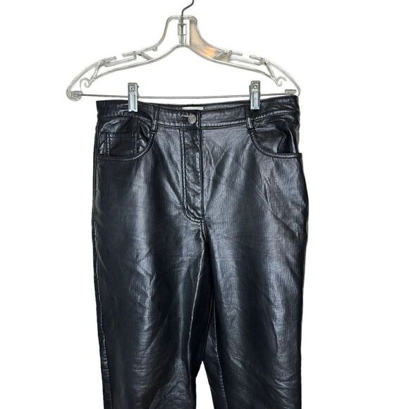 Wilfred Aritzia Melina Vegan Leather Pant in Black Size 8 - Picture 3 of 13